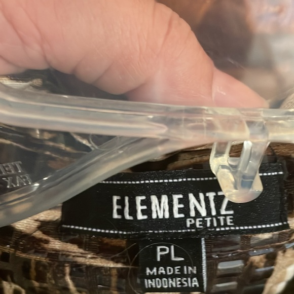 Brown/beige print PL short waisted jacket excellent condition - Picture 4 of 7